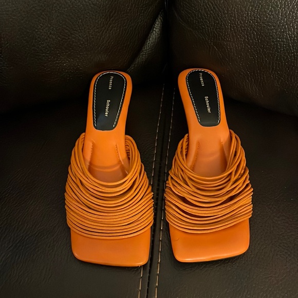 Proenza Schouler leather mini heel sandals NEW - Picture 5 of 10